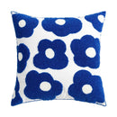 Embroidered daisy dandelion cushion cover white living room decor