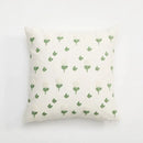 Embroidered daisy dandelion cushion cover white living room decor