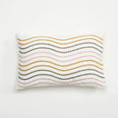 Embroidered daisy dandelion cushion cover white living room decor