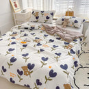 Embroidered double gauze rabbit print quilt bedroom comforter