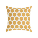 Embroidered green and gold fish pillow cover living room