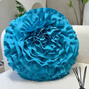 DecorBites™ Blue Hyacinth Square Pillowcase, Non-Scripta Design, Modern Home Decoration