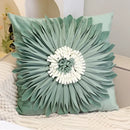 DecorBites™ Blue Hyacinth Square Pillowcase, Non-Scripta Design, Modern Home Decoration