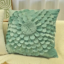 DecorBites™ Blue Hyacinth Square Pillowcase, Non-Scripta Design, Modern Home Decoration