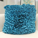 DecorBites™ Blue Hyacinth Square Pillowcase, Non-Scripta Design, Modern Home Decoration