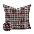 Embroidered red snowman cartoon christmas pillow covers living room