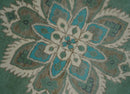 Emerald Green 8x10 Hand Knotted Vintage Persian Medallion Traditional Rug | TRDCP768810