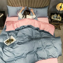 Emerald green & pink egyptian cotton bedding set bedroom duvet cover