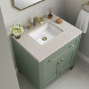 James Martin Chicago 30" Single Bathroom Vanity, Smokey Celadon