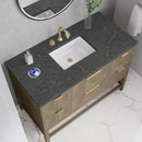 James Martin Emmeline 48" Single Bathroom Vanity, Pebble Oak