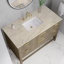James Martin Emmeline 48" Single Bathroom Vanity, Pebble Oak