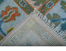 Emmy Custom Made Traditional Design Peach Hand Knotted Wool Rug