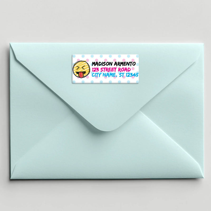 Emoji Address Label