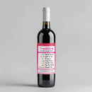 Emoji Engagement Wine Label