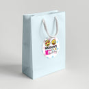 Emoji Face Birthday Favor Labels