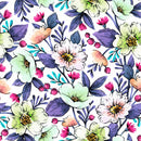 Contemporary Purple Leaves Wallpaper Smart