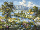Enchanted Cottage Counted Cross-Stitch Kit by Luca-S B615L