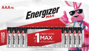 Energizer MAX AAA Alkaline Batteries 16 pk Carded