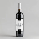 Engaged AF Wine Label