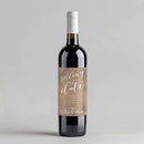 Engagement Setting A Date Milestone Wine Label