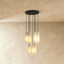Entokei Alabaster Chandelier Light