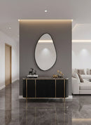 Black Asymmetrical Mirror - Aesthetic Wall Mirror