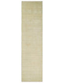 Runner Solid Beige Natural Farmhouse Wool Hand Woven Rug