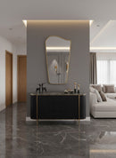 Golden Wave Brass Mirror - Italien Style Mirror