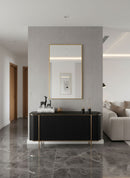 Antique Brass Mirror - Rectangular Wall Mirror