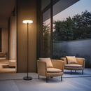 Minimalist  Solar Powered Outdoor Floor Lamp
