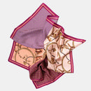 Merano - Silk Neckerchief - Plum