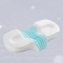 Ergonomic gray butterfly memory foam pillow bedroom neck support