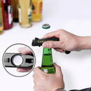 Ergonomic red & gray bottle opener gun for kitchen bar fun