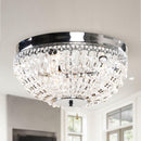 Erhard 13" in 3 Light Chrome Flush Mount