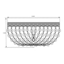 Erhard 13" in 3 Light Chrome Flush Mount