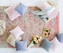 Burmoos Bright Pink Ottoman