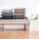 Premium Solid-Colored Accent Pillows - Neutral Tones
