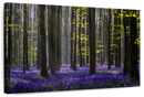 Lavender In The Forest Wall Art