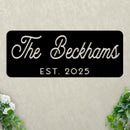 Established Family Name Sign