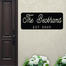 Established Family Name Sign