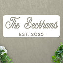 Established Family Name Sign