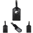 Estes Genuine Leather Luggage Tag with AirTag Slot