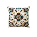 Ethnic floral canvas cotton embroidered pillow case living room decor