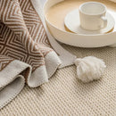 Ethnic geometry knitted blanket – living room sofa cover