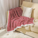 Ethnic geometry knitted blanket – living room sofa cover
