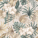 Light Flowers and Leaves Wallpaper