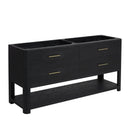 James Martin Lucian 72" Double Vanity Cabinet, Carbon Oak