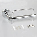 Euro silver chrome & orange paper holder bathroom accessory