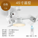 European bronze ceiling fan lamp with wooden blades for bedroom