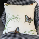 European embroidered butterfly and dragonfly sofa cushion cover living room